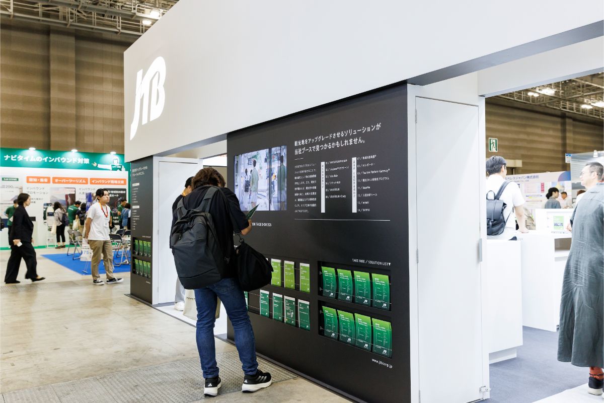 JTBブース｜展示会ブースデザイン装飾｜観光DX-マーケティングEXPO｜スーパーペンギン