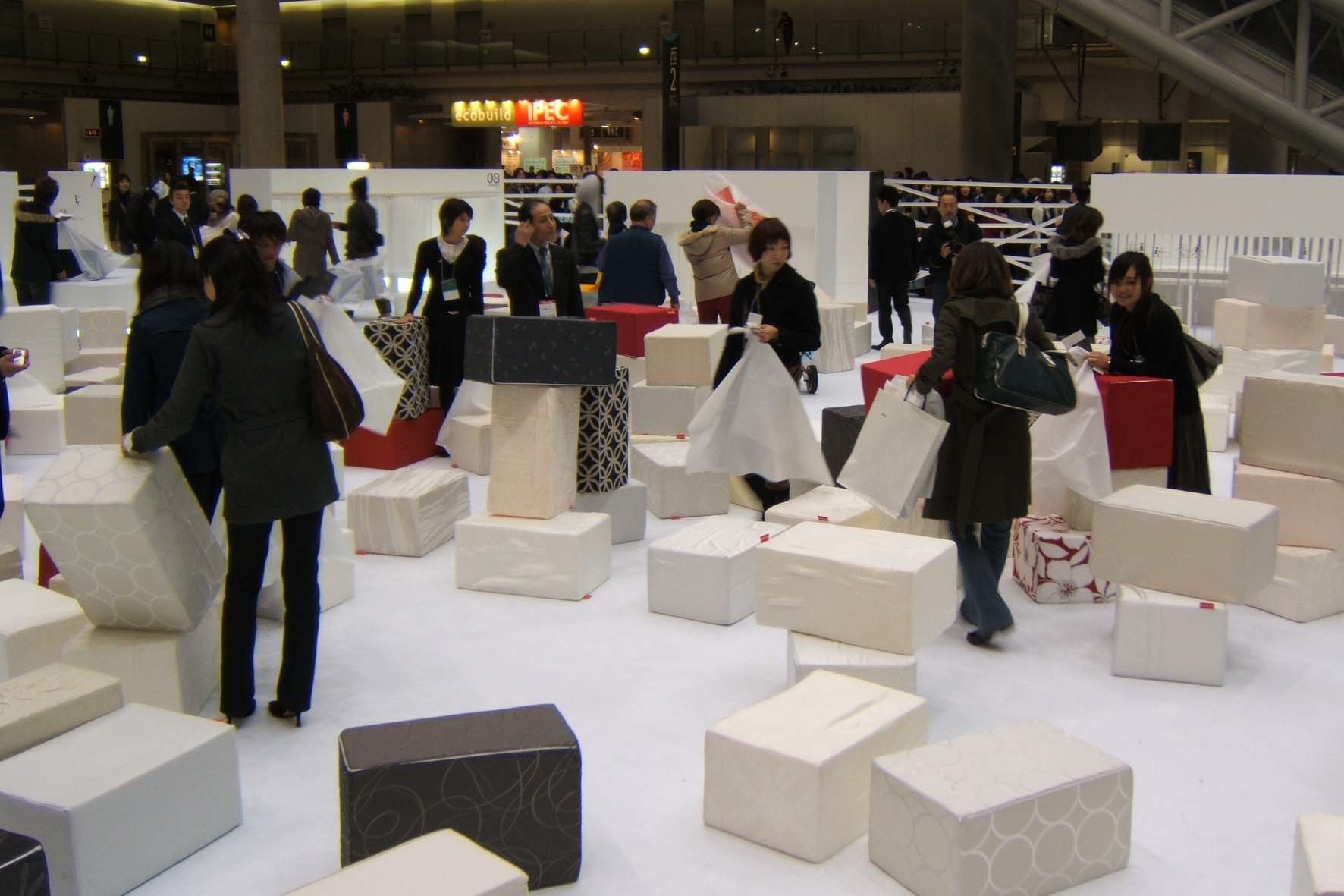 JAPANTEX｜展示会ブースデザイン装飾｜スーパーペンギン｜インテリア系展示会